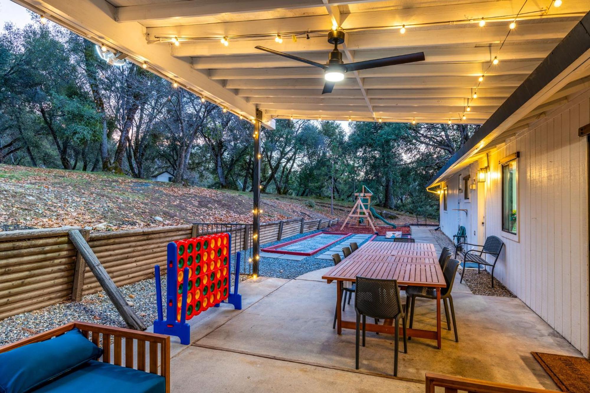 Secluded Mtn Top Family Haven With Spa, Views & Arcade Oakhurst Exterior photo