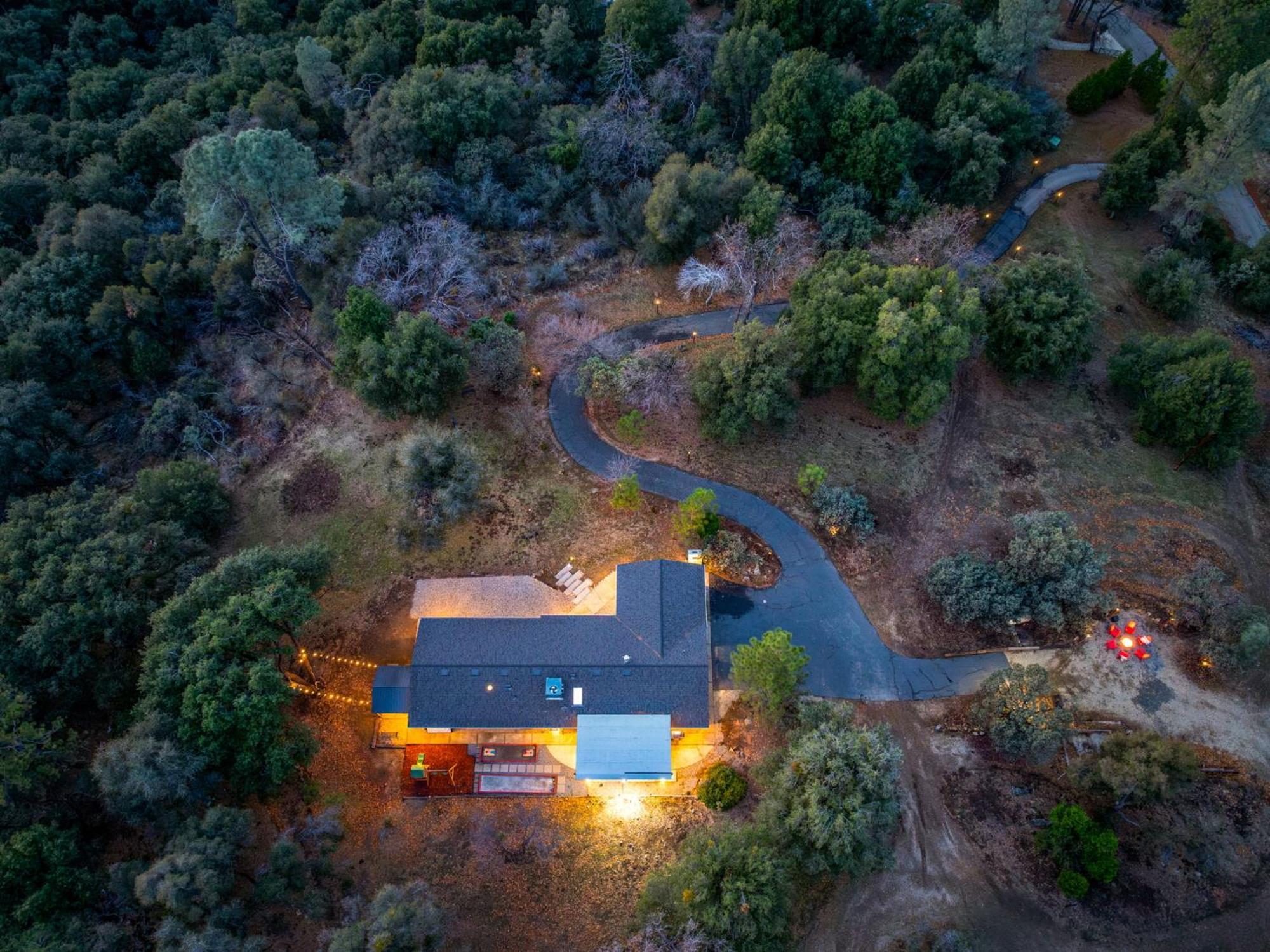 Secluded Mtn Top Family Haven With Spa, Views & Arcade Oakhurst Exterior photo